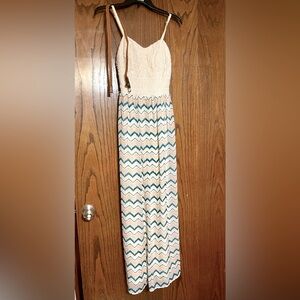 Medium Lily Rose spaghetti strapped dress with skinny belt